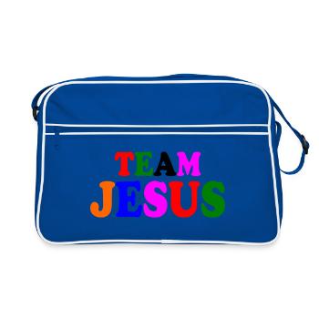Team jesus - Sac Retro - bleu/blanc - Devant
