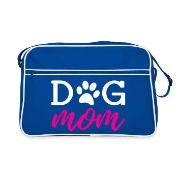 Maman de chien - Sac Retro - bleu/blanc - Devant