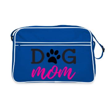 Maman de chien - Sac Retro - bleu/blanc - Devant