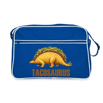 Tacosaurus – Dino rencontre Tex-Mex - Sac Retro - bleu/blanc - Devant