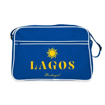 Lagos Portugal Sun - Sac Retro - bleu/blanc - Devant