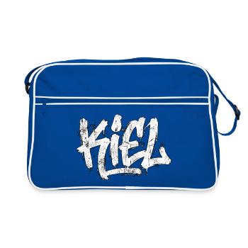 Kiel Graffiti Oldschool Hip Hop - Sac Retro - bleu/blanc - Devant