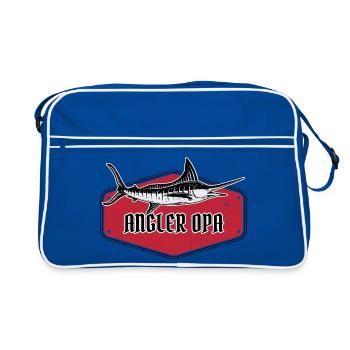 PÊCHEUR GRAND-PÈRE MARLIN MODERNE - Sac Retro - bleu/blanc - Devant