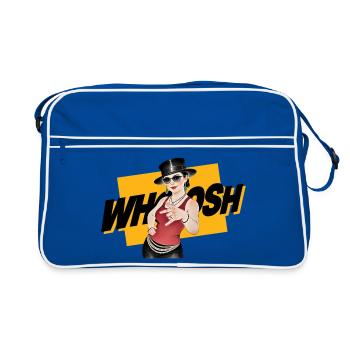 WHOOSH GIRL - nice people - Sac Retro - bleu/blanc - Devant