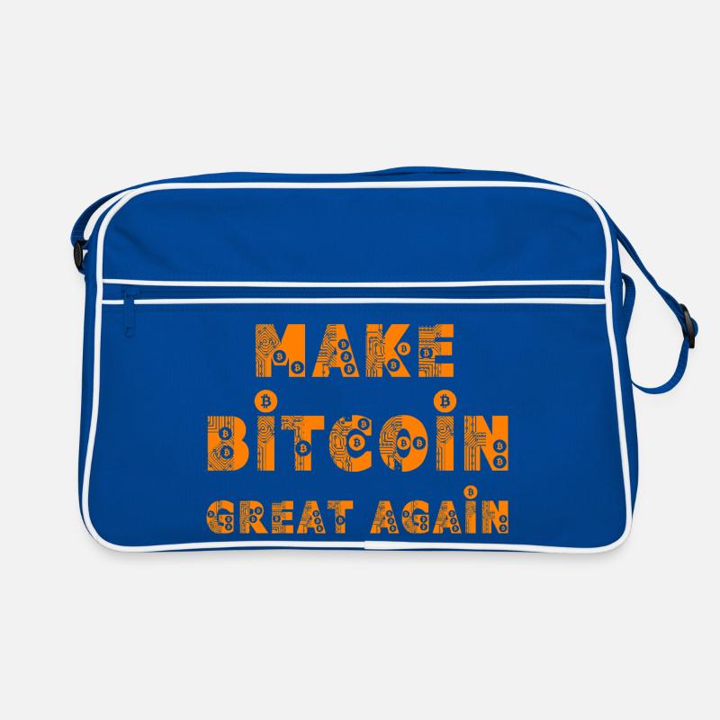 Make Bitcoin Great Again  Retro Tasche