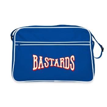 bastards bandit dieb bastard ghetto strasse hiphop - Retro Bag - blue/white - Front