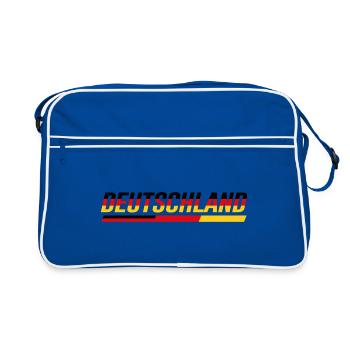 GERMANY – Speed Stripe Racing Look - Retro Bag - blue/white - Front