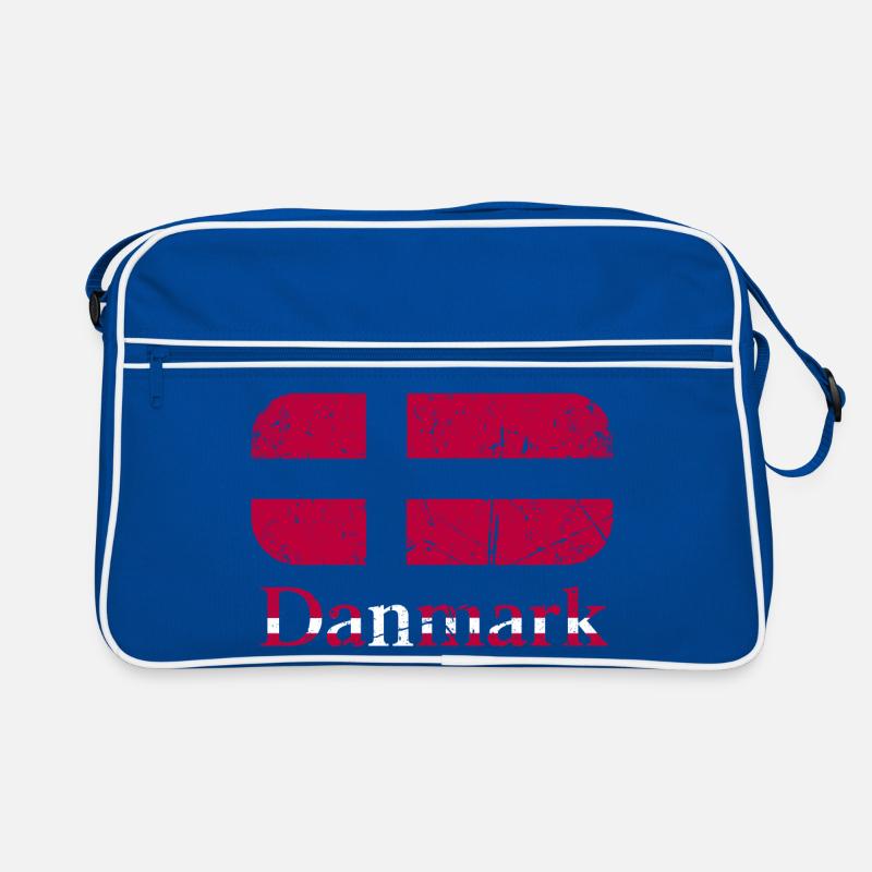 Drapeau du Danemark au look vintage Sac Retro