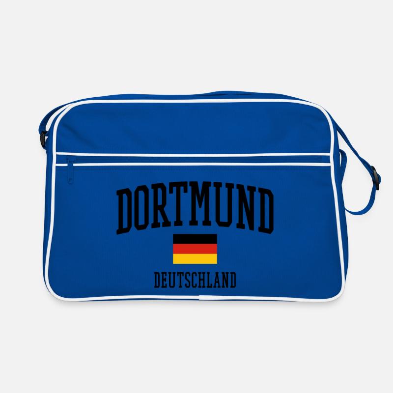 Conception du drapeau de Dortmund Allemagne Sac Retro