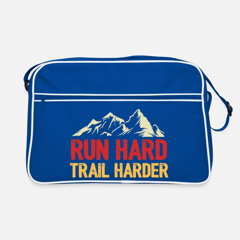 Courez fort. Trail plus difficile. Sac Retro
