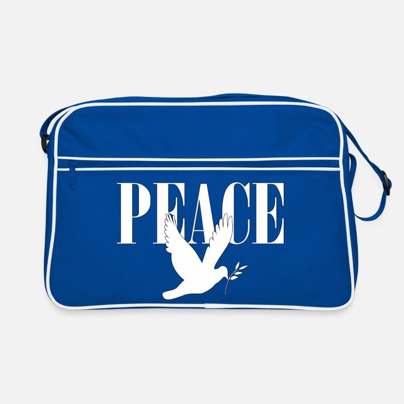 Friedenstaube Design Retro Tasche