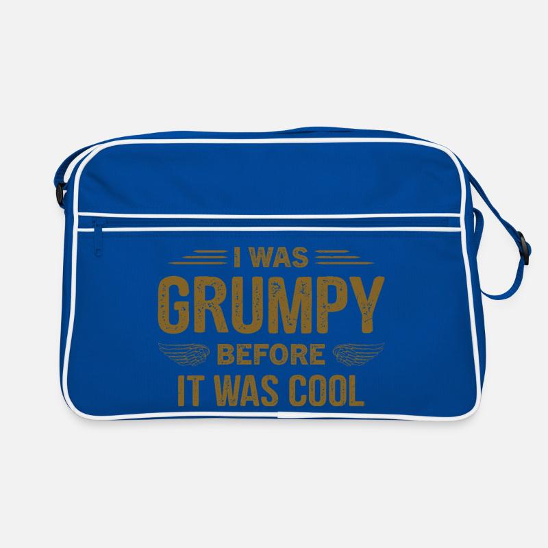 I was grumpy before it was cool Retro Bag