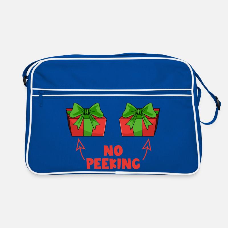 Ne regarde pas! Cadeau de Noël coquin ! Regardez Sac Retro
