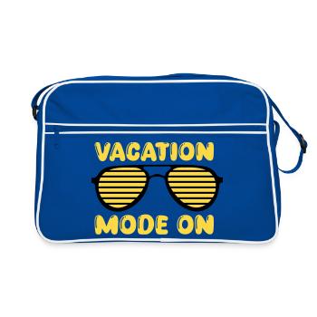 Vacation Mode On Retro - Retro Bag - blue/white - Front