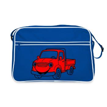 Truck Kids - Retro Bag - blue/white - Front
