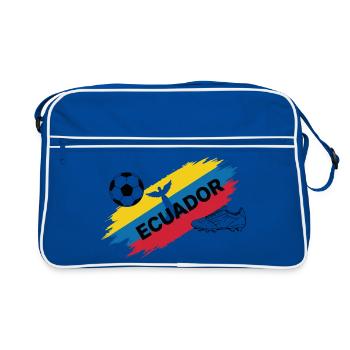 Équateur Football Maillot Supporter Ecuador Soccer - Sac Retro - bleu/blanc - Devant