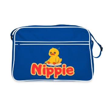 Canard Nippie - Sac Retro - bleu/blanc - Devant