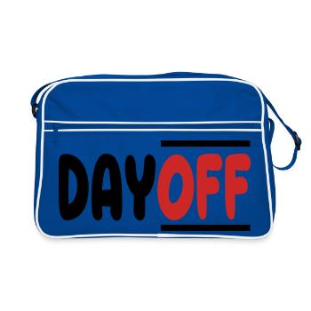 Jour de congé du travail pour se détendre - Sac Retro - bleu/blanc - Devant