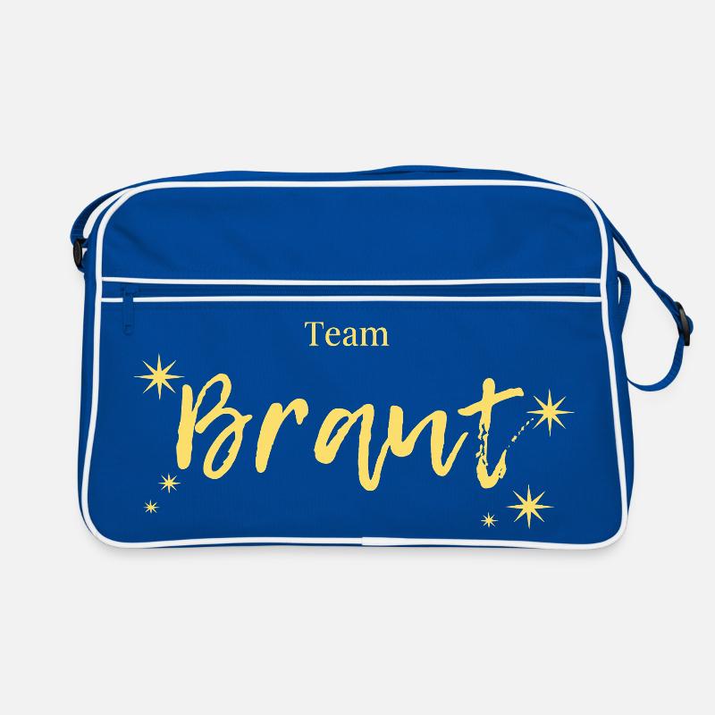 Équipe Brant Gold Script Stars Sac Retro
