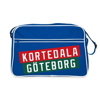 Kortedala Göteborg Colour Block - Retro Bag - blue/white - Front