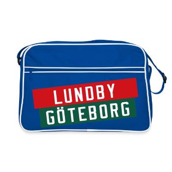 Lund vs Gothenburg Banners - Retro Bag - blue/white - Front