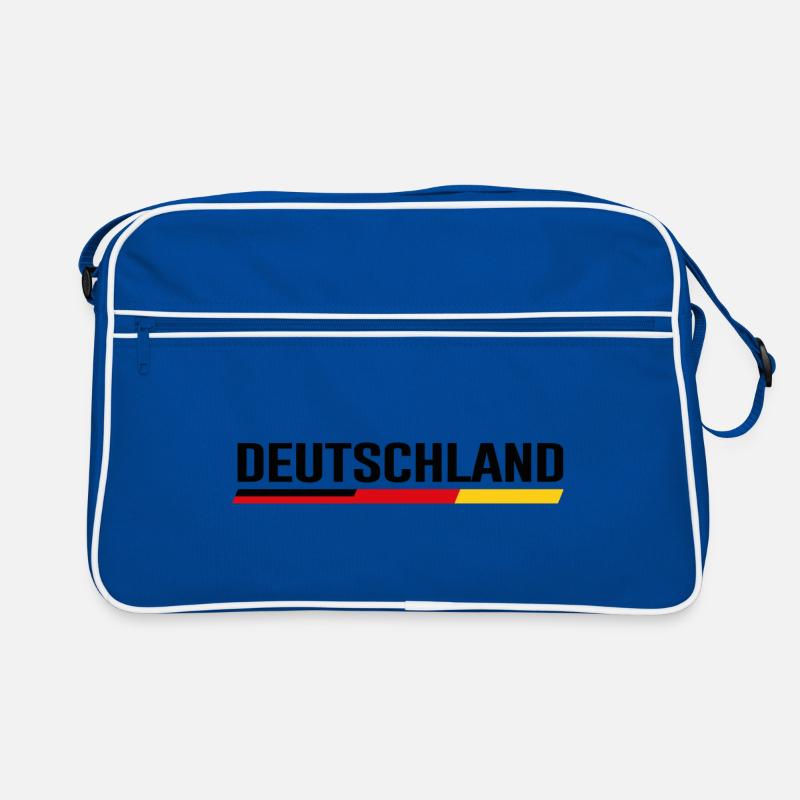 ALLEMAGNE – Conception propre des rayures de drapeau Sac Retro
