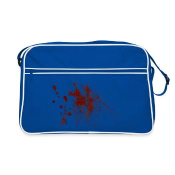 Blood - Sac Retro - bleu/blanc - Devant