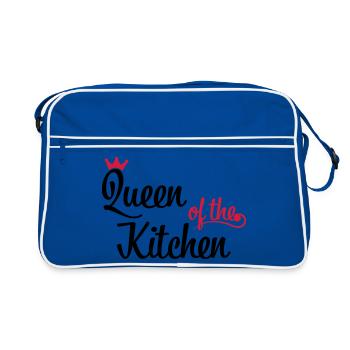 Queen of the Kitchen - Retro Bag - blue/white - Front