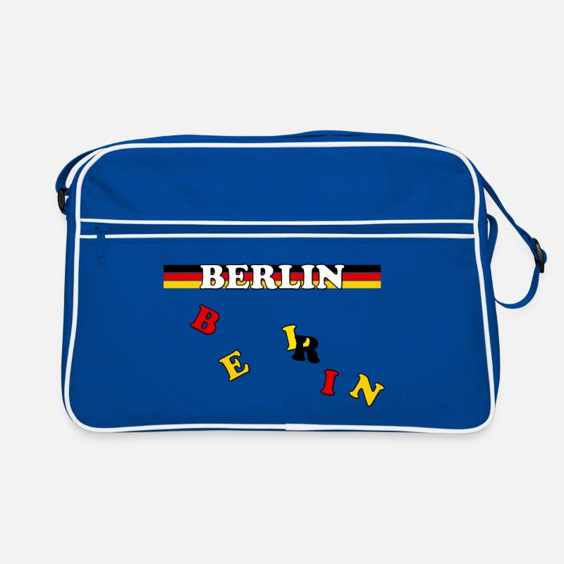 Berlin bandeau drapeau allemand lettres Sac Retro