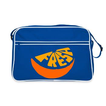 Fresh - Retro Bag - blue/white - Front