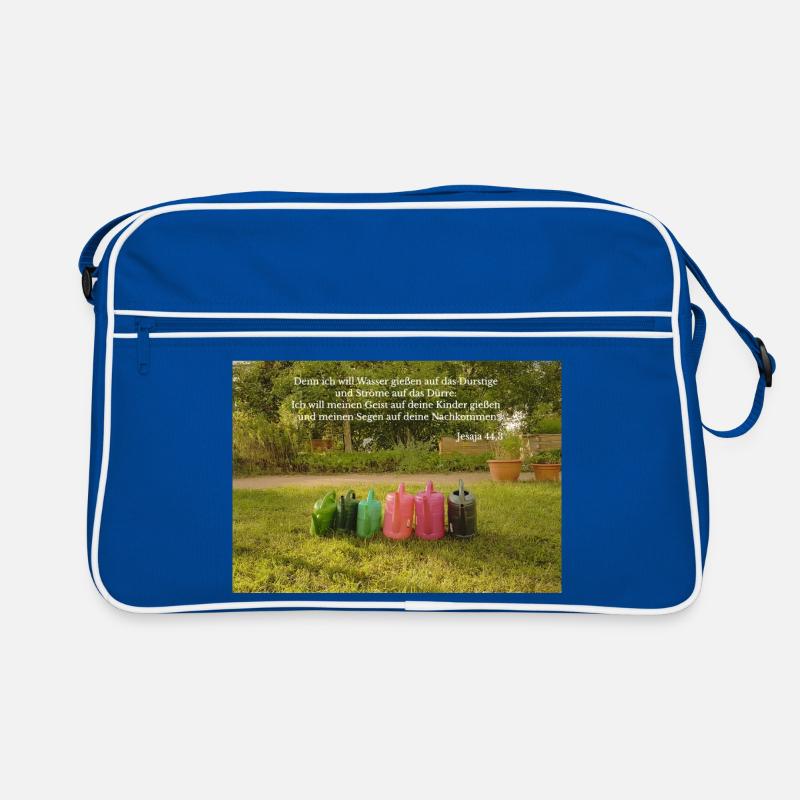 Canaux de couleur de l’Eau des Bénédictions Sac Retro