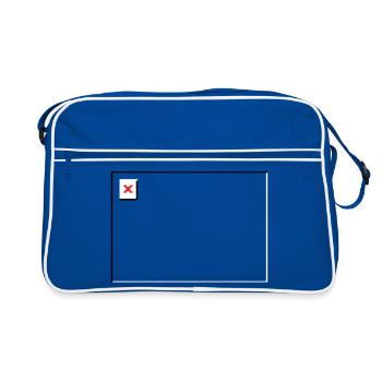 Missing Image – File Not Found Landscape - Retro Bag - blue/white - Front