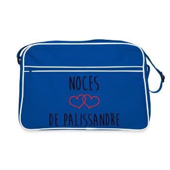 Noces de Palissandre 65 Ans Union - Sac Retro - bleu/blanc - Devant