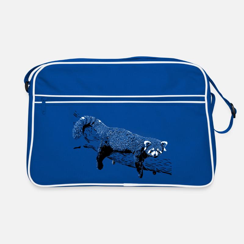 Lazy Red Panda Retro Bag