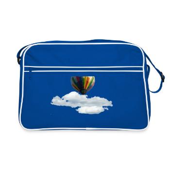 Ballon à air chaud - Sac Retro - bleu/blanc - Devant
