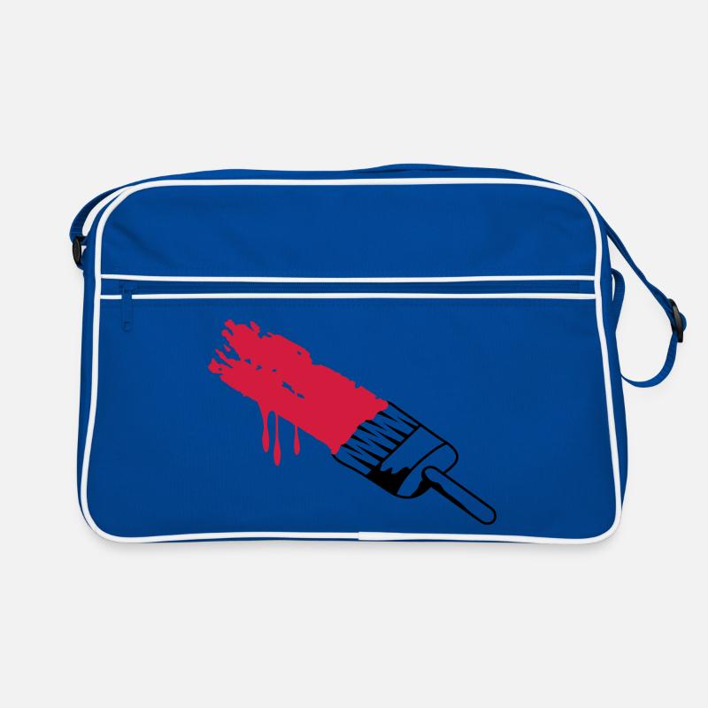 Une brosse avec des couleurs Sac Retro