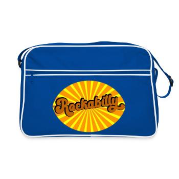 Rockabilly Vibes Rétro - Sac Retro - bleu/blanc - Devant