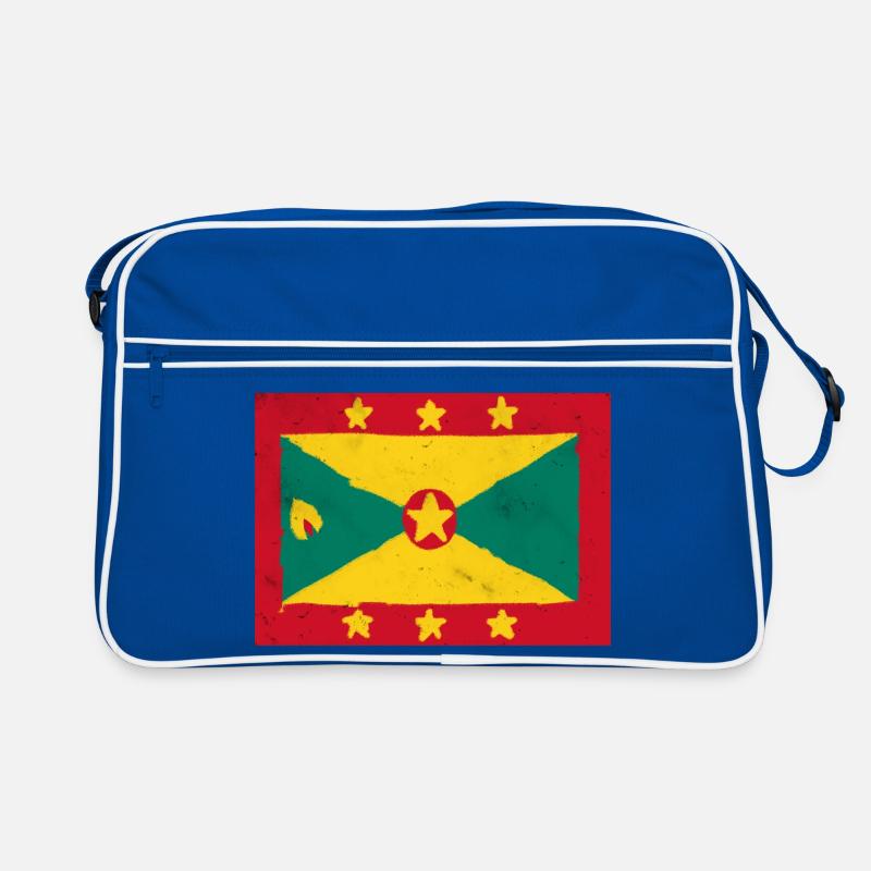 Drapeau de Grenade – Île colorée Sac Retro