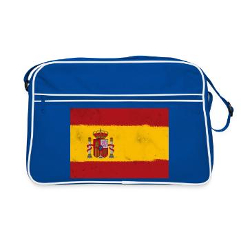 Drapeau de l’Espagne - Sac Retro - bleu/blanc - Devant