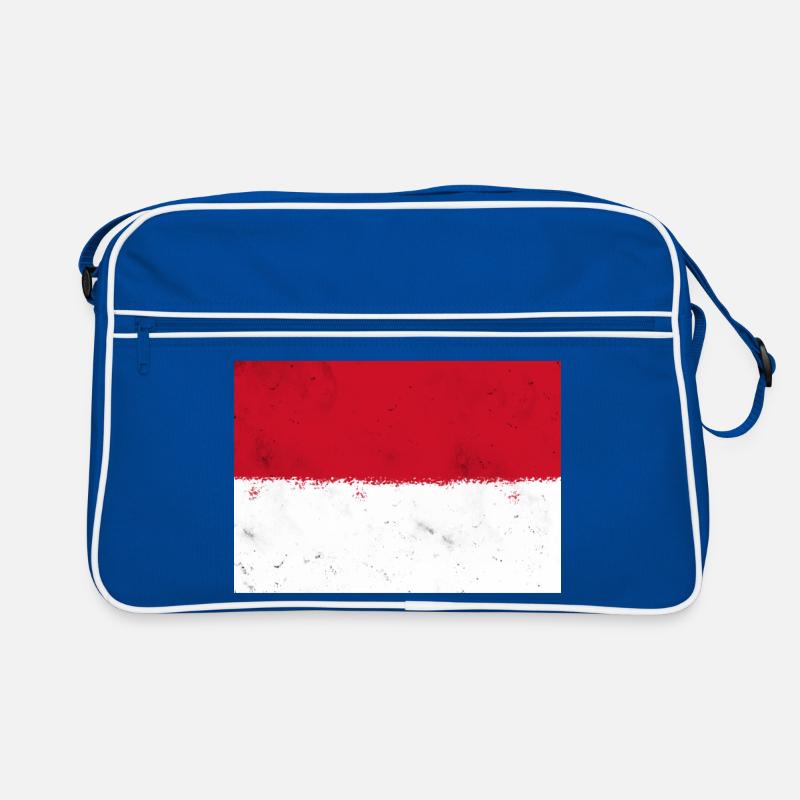 Drapeau de Monaco Sac Retro
