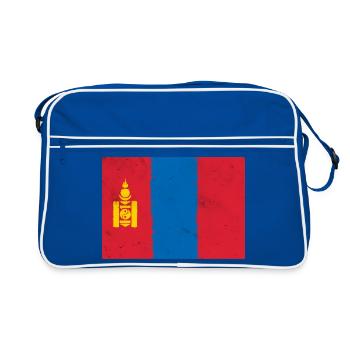 Flag of Mongolia - Retro Bag - blue/white - Front