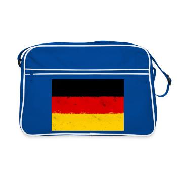 Drapeau de l’Allemagne - Sac Retro - bleu/blanc - Devant