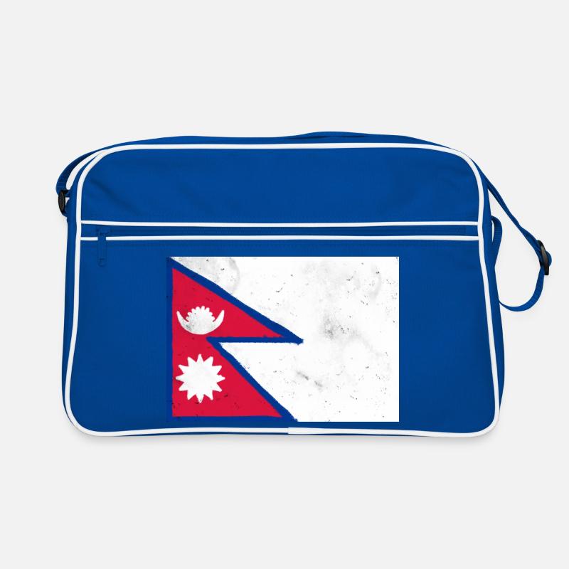 Drapeau du Népal Sac Retro