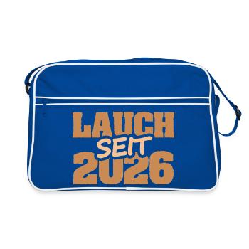 2026 - Retro Bag - blue/white - Front