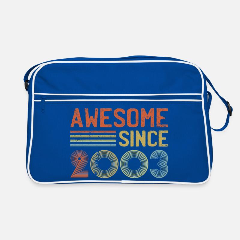Retro 2003 Celebration Graph Text Retro Bag