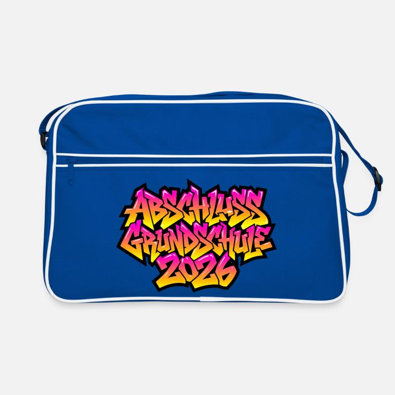 Elementary School Graduation 2026 Graffiti Retro Bag