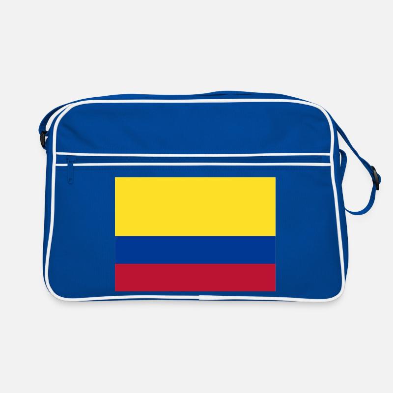 Drapeau de la Colombie Sac Retro
