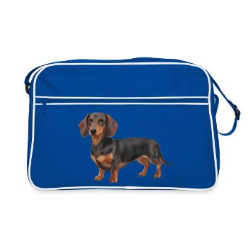 Teckel - Sac Retro - bleu/blanc - Devant