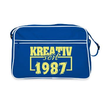 Painter 1987 - Retro Bag - blue/white - Front
