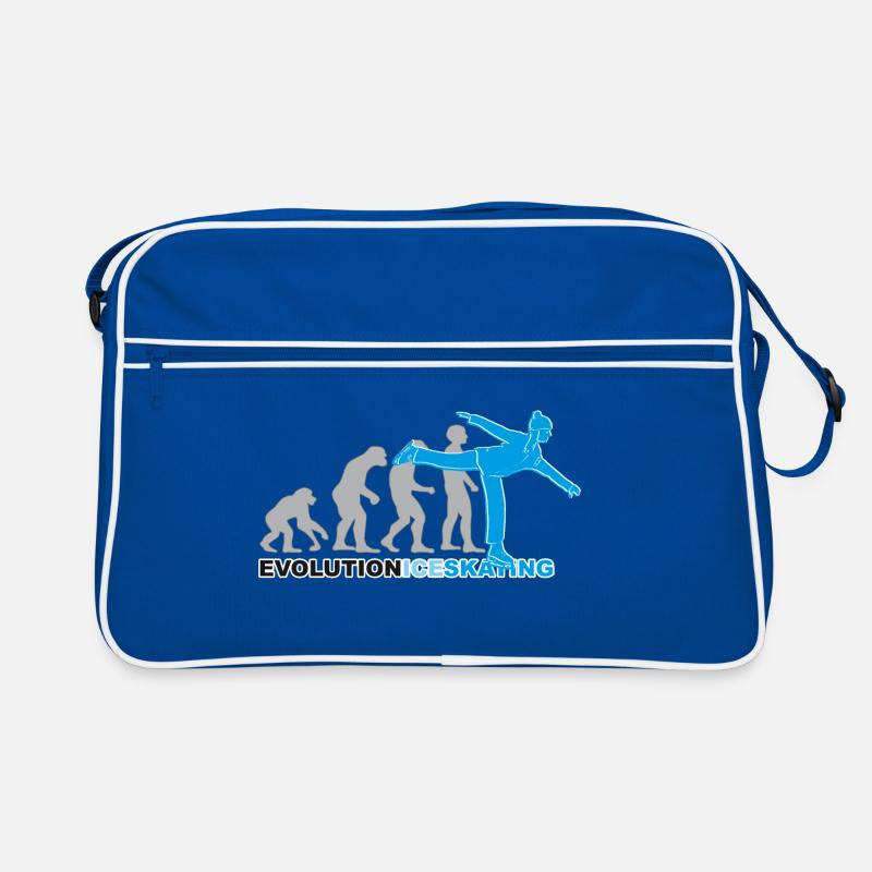 Evolution ice skating, ice skating, ice skating Retro Bag